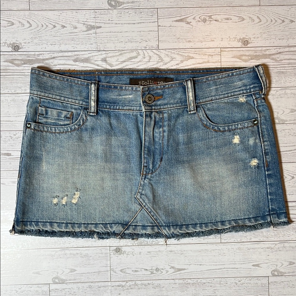 Hollister Distressed Mini Skirt